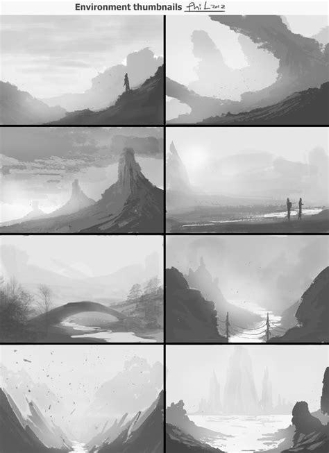 Environment Thumbnails 2 By Arty Phil On Deviantart Environment