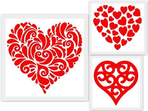 Valentine Lace Hearts Svg Pdf Png  File Dxf Eps Welcome Silhouette