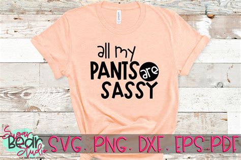 All Of My Pants Are Sassy Svg 197216 Svgs Design Bundles