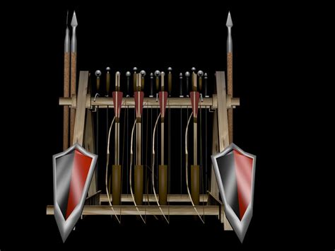 Weapons Racks 3d Model Ad Weaponsracksmodel Hair Salon Logos