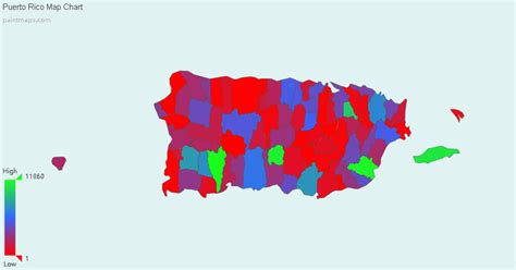 Genera Grafico De Mapa De Puerto Rico