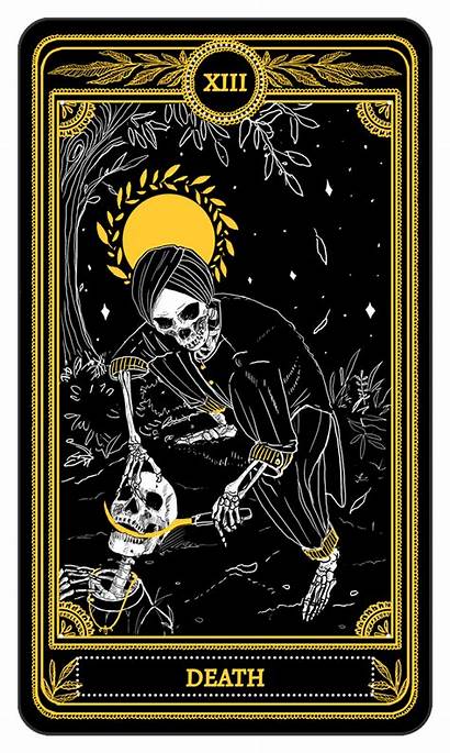 Tarot Marigold Death Card Fool