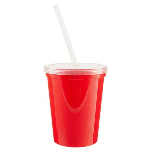 16oz Stadium Cup With Lid And Straw Cpskeystone