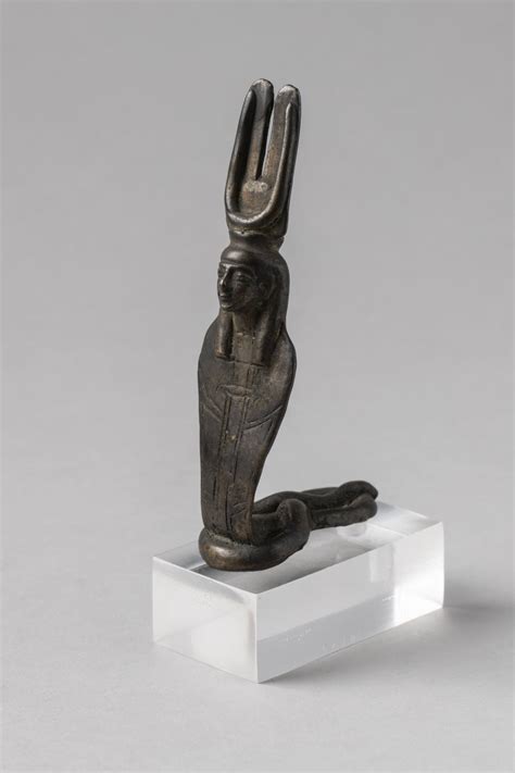 Statuette Of The Goddess Renenutet Late Period 26th To 30th Dynasty Ca 664 332 Bc Now In The