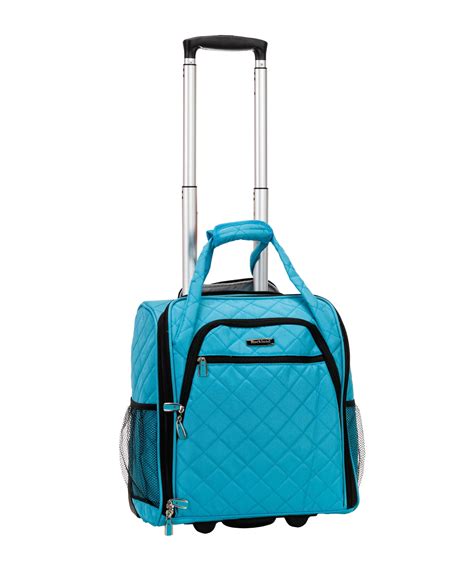 Rockland Luggage 15" Melrose Wheeled Underseat Softside Carry On BF31