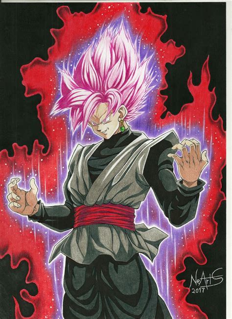 Goku black is the main antagonist of the future trunks saga in dragon ball super.goku black is the original zamasu that managed to switch bodies with goku in order to obtain his immense powers. Goku Black SSJ Rose | °Desenhistas Do Amino° Amino