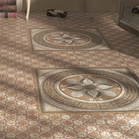 These Stylish Decorative Floor Tiles Come In A Pack Of Four And Match