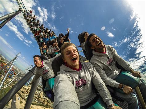 Roller Coaster Amusement Park Fun Rides 1roll Adventure Summer People