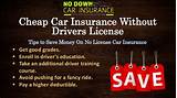 Cheap Car Insurance Without License Images