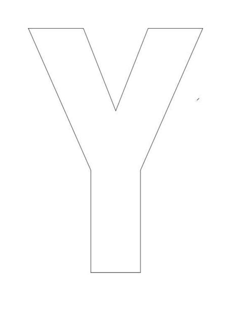 Creative Letter Y Template For Your Projects