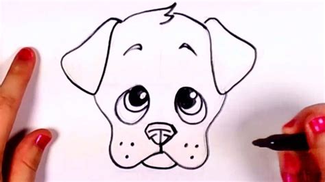√ Fácil Cachorrinho Fácil Como Desenhar Um Cachorro Cachos E Outras Ondas