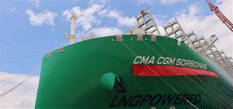 Cma Cgm Unveils Final Lng Powered 23000teu Ship Container News