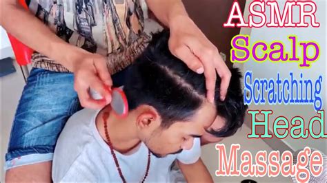 Asmr Relaxing Head Massage Asmr Massage From Young Barber Asmr Head