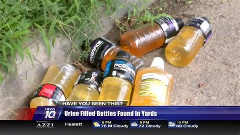 Kansas Woman Keeps Finding Pee Filled Bottles In Her Yard