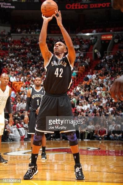 Jerry Stackhouse Of The Brooklyn Nets Shoots A Foul Shot Against The