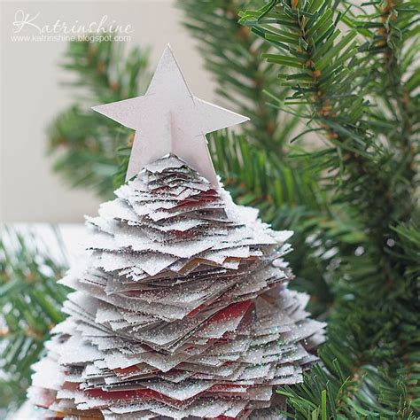 Katrinshine Recycled Paper Christmas Tree Diy