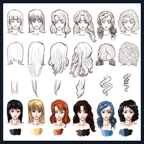 Hair Styles Straight To Curly By ~foreverfornever740 On Deviantart