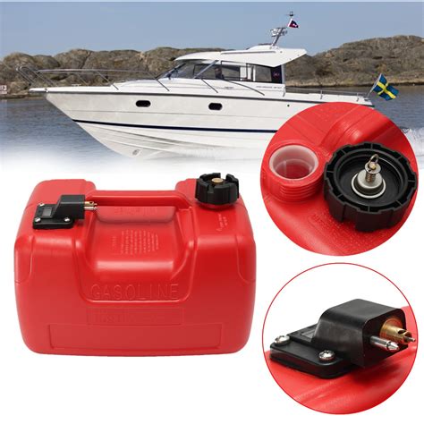 12l Portable Boat Yacht Engine Marine Outboard Fuel Tank Oil Box With