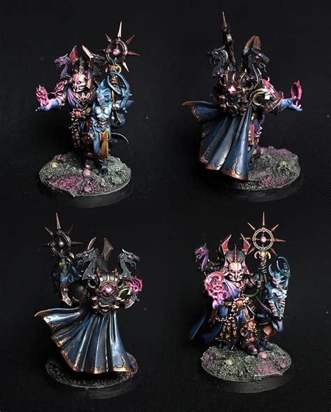 Chaos Sorcerer Of Slaanesh February Painting Comp Entry Warhammer40k