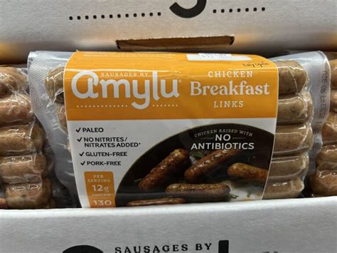Amylu Chicken Breakfast Sausage Links At Costco Review Shop Cook Love