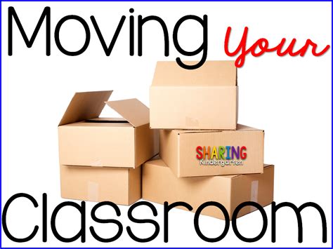 Moving Your Classroom Sharing Kindergarten