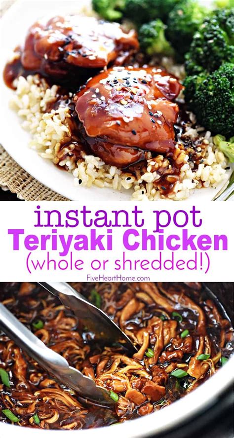 I am thinking about diving into some mediterranean and mexican recipes soon. Instant Pot Teriyaki Chicken ~ an easy dinner recipe ...