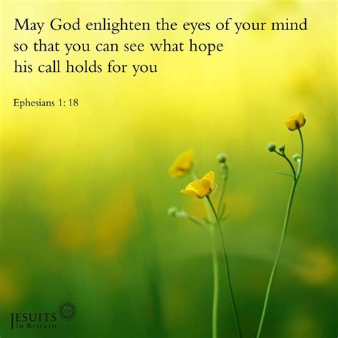 May God Enlighten The Eyes Of Your Mind So That You Can See What Hope