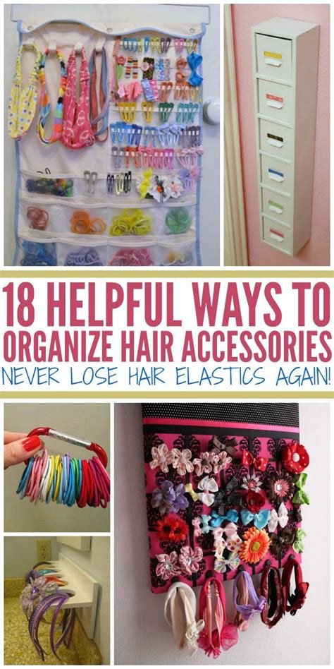 How To Organize Hair Accessories Never Lose Hair Elastics Again