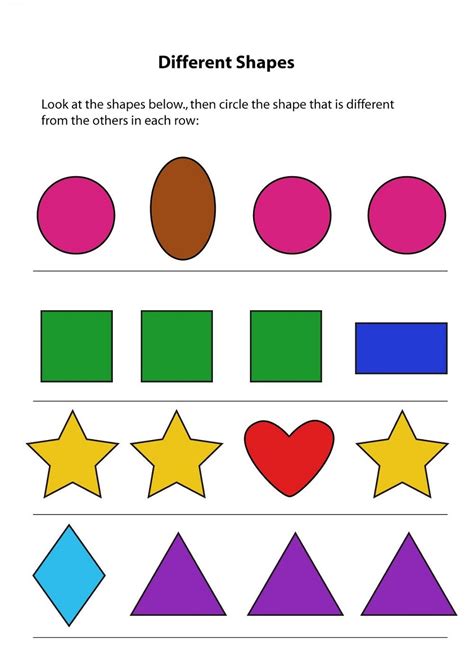 Same Or Different Worksheets Worksheets For Kids Similarities And