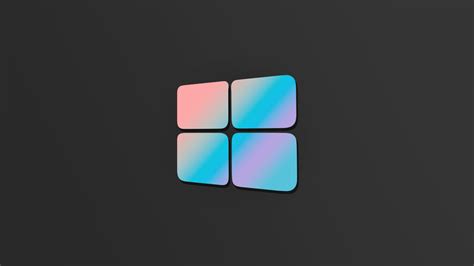 Download Wallpapers Windows 10 3d Logo 4k Minimalism Gray Sahida