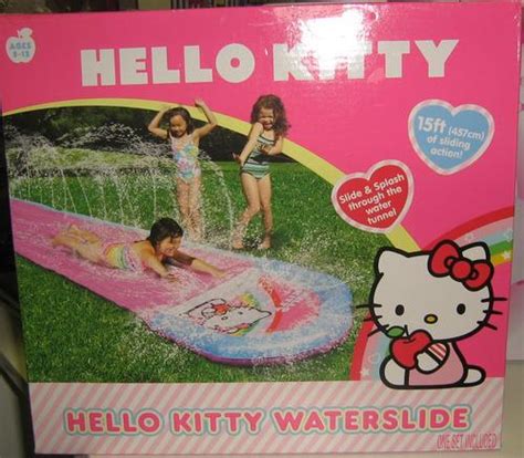 Swimming Hello Kitty Slip And Slide Have Fun In The Sun This Summer