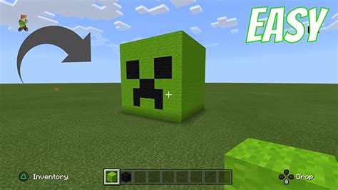 Minecraft How To Build A Creeper Head 2020 Youtube