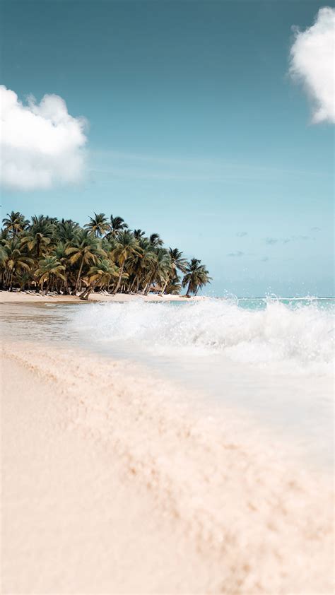 Lets Go To The Beach Iphone Xs Wallpaper Collection Preppy Wallpapers