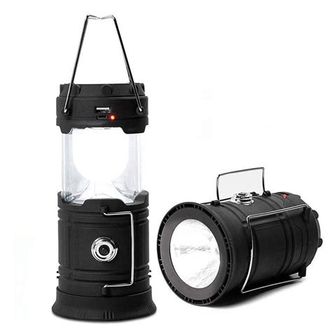 Led Camping Lamp Portable Lanterns Emergency Flashlight Collapsible