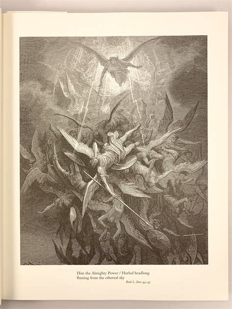 Paradise Lost Illustrations By Gustave Dore By Milton John Fine