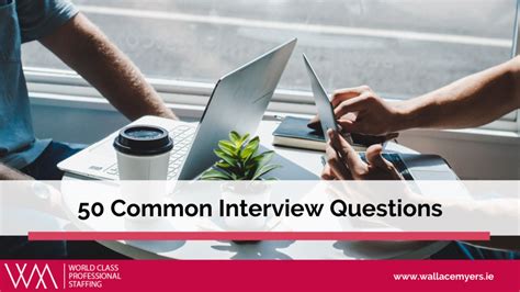 50 Common Interview Questions