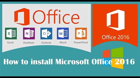How To Install Microsoft Office 2016 Youtube