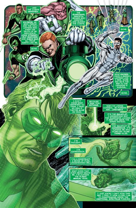 Hal Jordan Crafts His Own Green Lantern Ring Comicnewbies