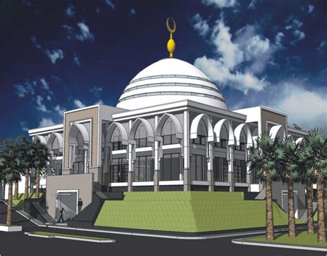 Struktur Menara Masjid Arsitektur Masjid Arsitektur Islami Desain