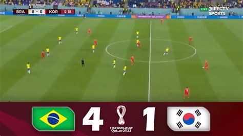 Brazil Vs South Korea 4 1 World Cup Qatar 2022 Round 16 Full