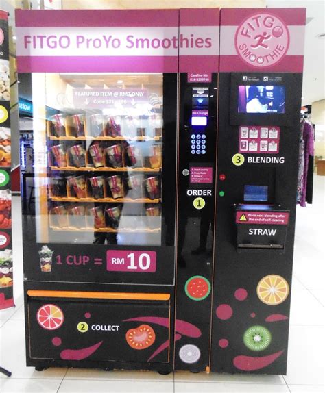 Check out our line vending machine murah units today! FitGo Smoothie Vending Machines, Jaya 33: Snapshot - EatDrink