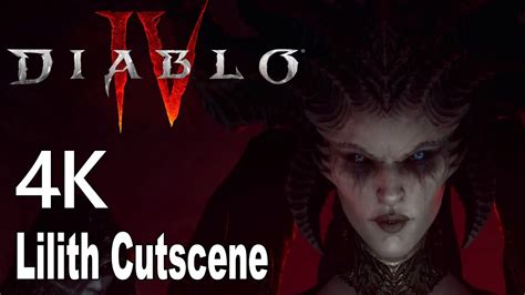 Diablo 4 Lilith Turns Village Evil Cutscene 4k Youtube