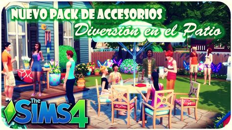 Nuevo Pack De Los Sims 4 Diversión En El Patio Pack De Accesorios