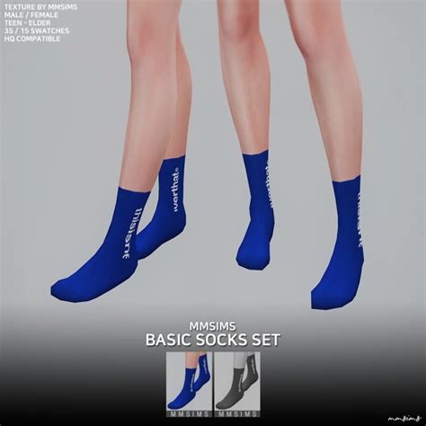 Basic Socks Set At Mmsims Sims 4 Updates