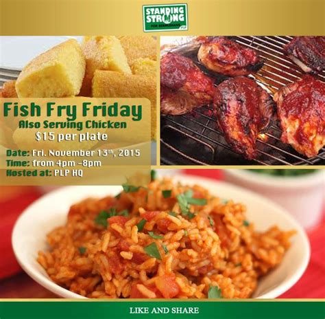 11:00 am 'til 8:00 pm. PLP To Host Fish Fry Friday & Open Mic Night - Bernews