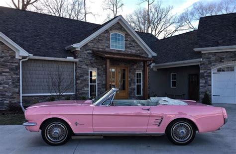 1966 Playboy Pink Ford Mustang Convertible For Sale