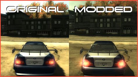 Need For Speed Most Wanted Original Vs Xbox 360 Stuff Mod Comparison