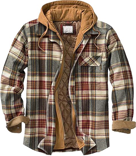 Buy Quilted Flannel Shirt For Menlong Sleeve Heavy Weight Quilted