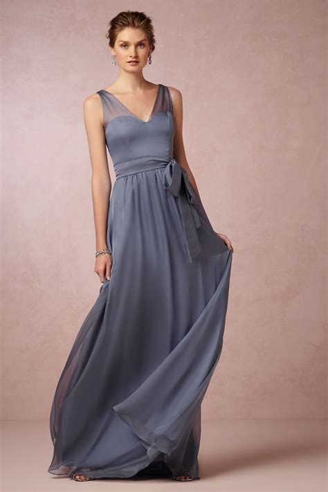 Josephine Dress Slate Blue Bridesmaid Dresses Grey Bridesmaid