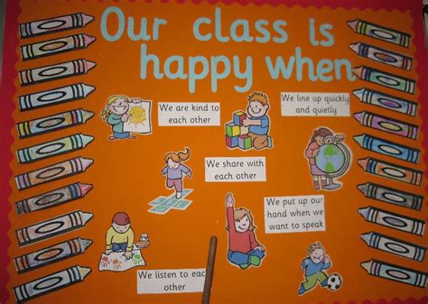 Our Class Is Happy When Classroom Display Photo Photo Gallery